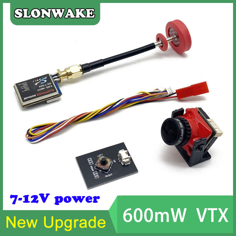 Drone Rc Transmitter And Receiver - 5,8G 48CH 600 МВт регулируемый VTX-CAM