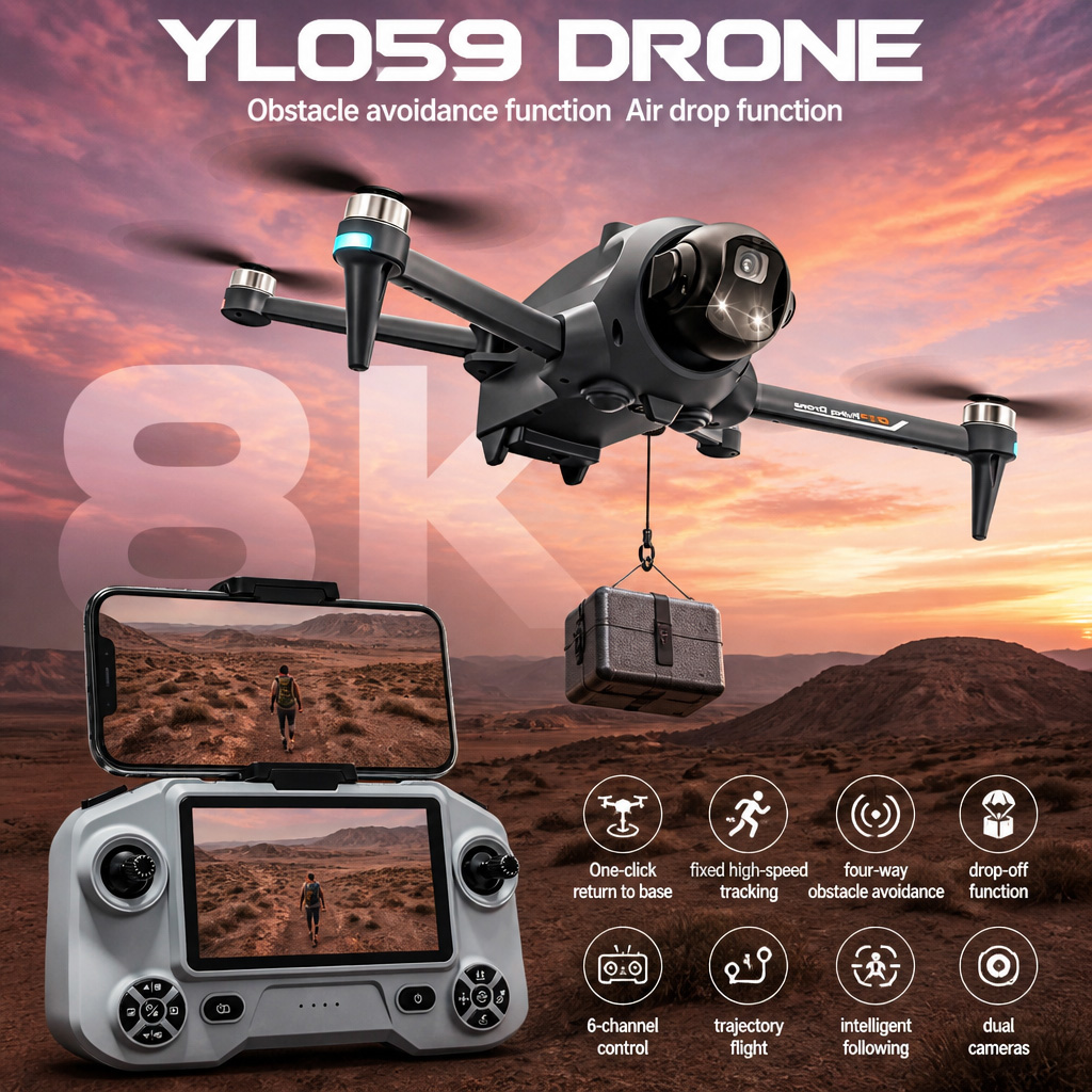 Drone Rc Race - НОВЫЙ Дрон YL059 с GPS, автоматическим