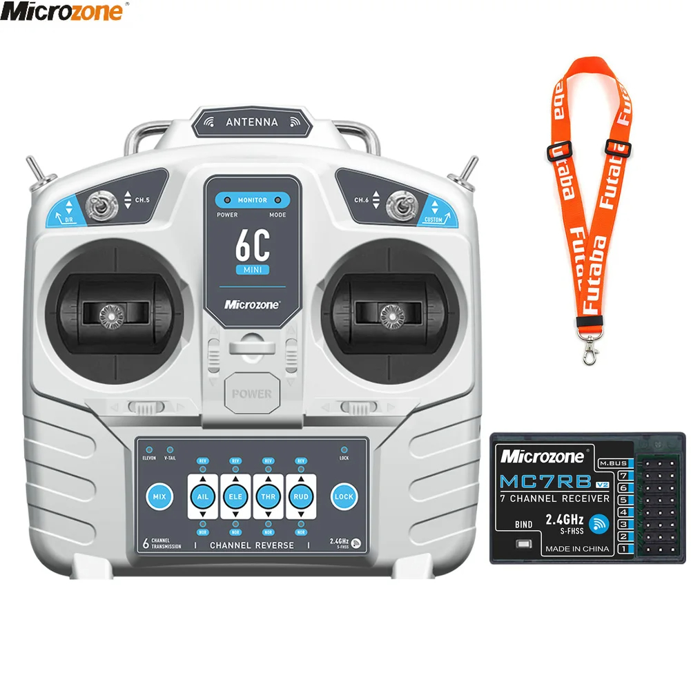 Drone Rc Transmitter And Receiver - MicroZone MC6C Mini V2 2,4G 6-канальный