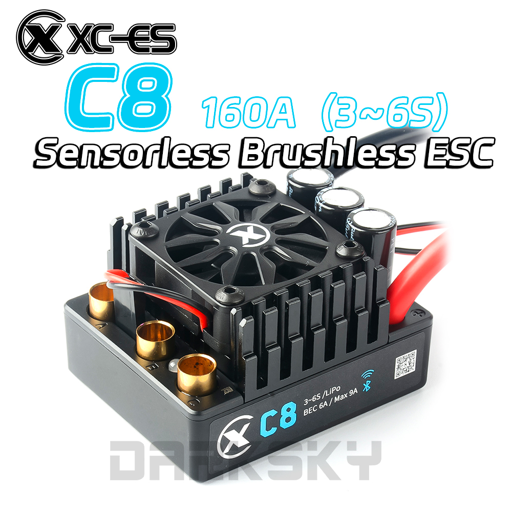 Rc Drift Car Kit - XC-ESC C8 160A Бесщеточный ESC 3-6S