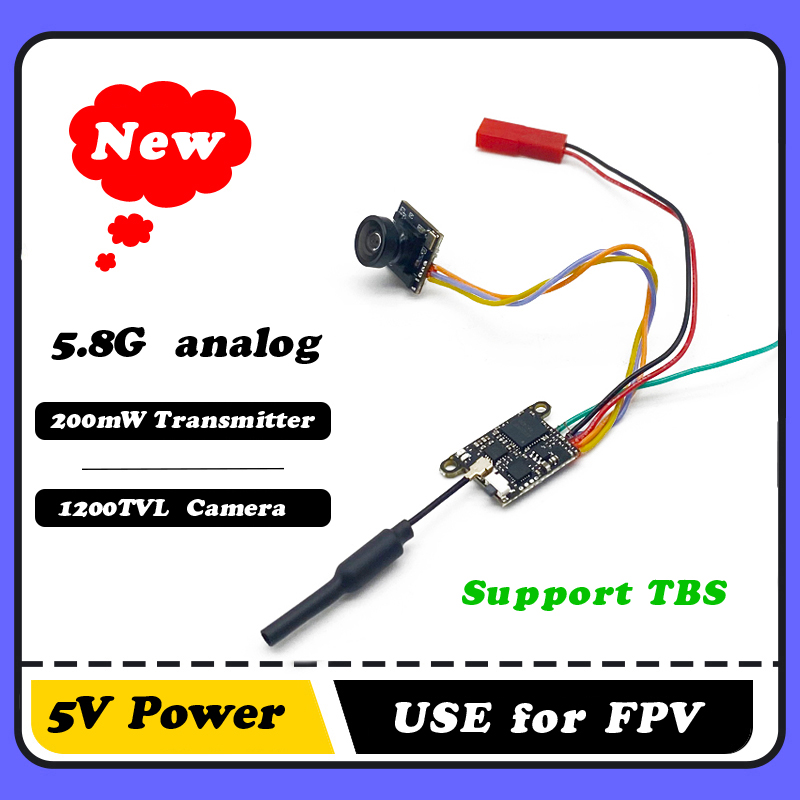 Drone Rc Transmitter And Receiver - SLONWAKE 5,8G 1200TVL FPV камера VTX