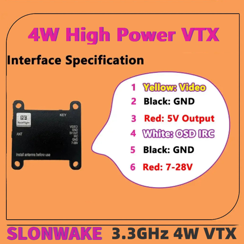 Видеопередатчик SLONWAKE FPV 3 – обзор и цена Drone Rc Transmitter And Receiver