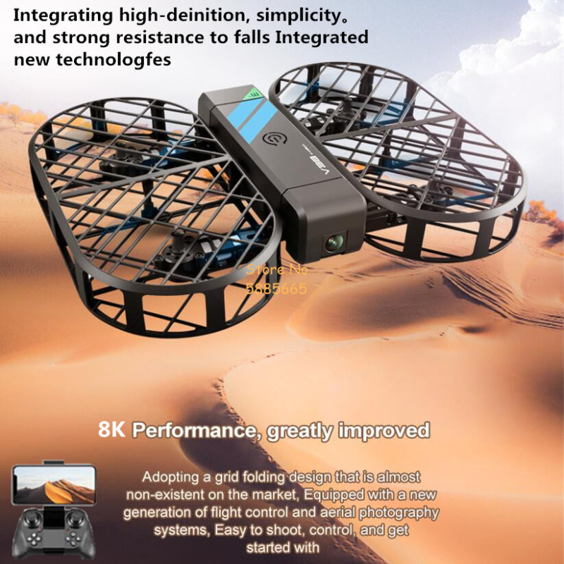 Камера 8K HD 360° °   Защита О – обзор и цена Drone Rc Foldable