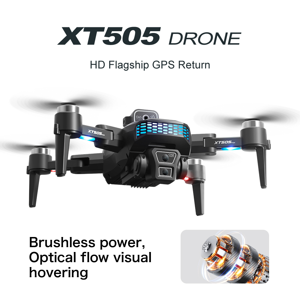 Оригинальный дрон XT505 5G GPS – обзор и цена Xt505 Rc Drone