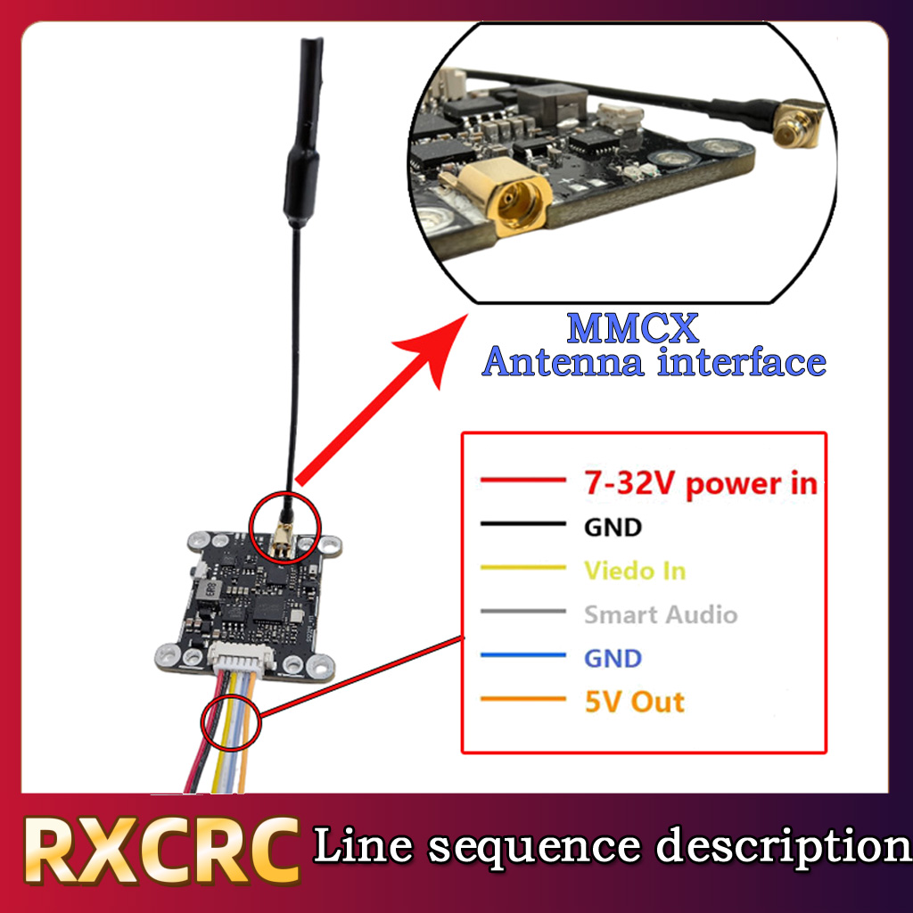 RXCRC 5,8G модуль 48 каналов 1 – обзор и цена Drone Rc Transmitter And Receiver