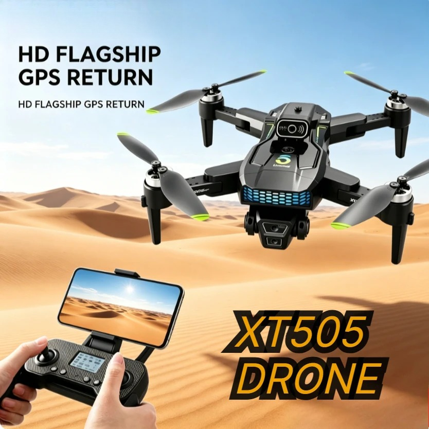 Оригинальный складной GPS-дрон – обзор и цена Xt505 Rc Drone