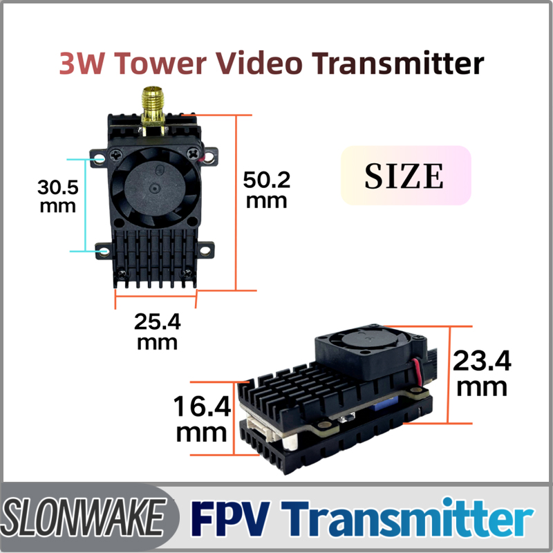SLONWAKE 5,8G 3000 МВт Модуль  – обзор и цена Drone Rc Transmitter And Receiver