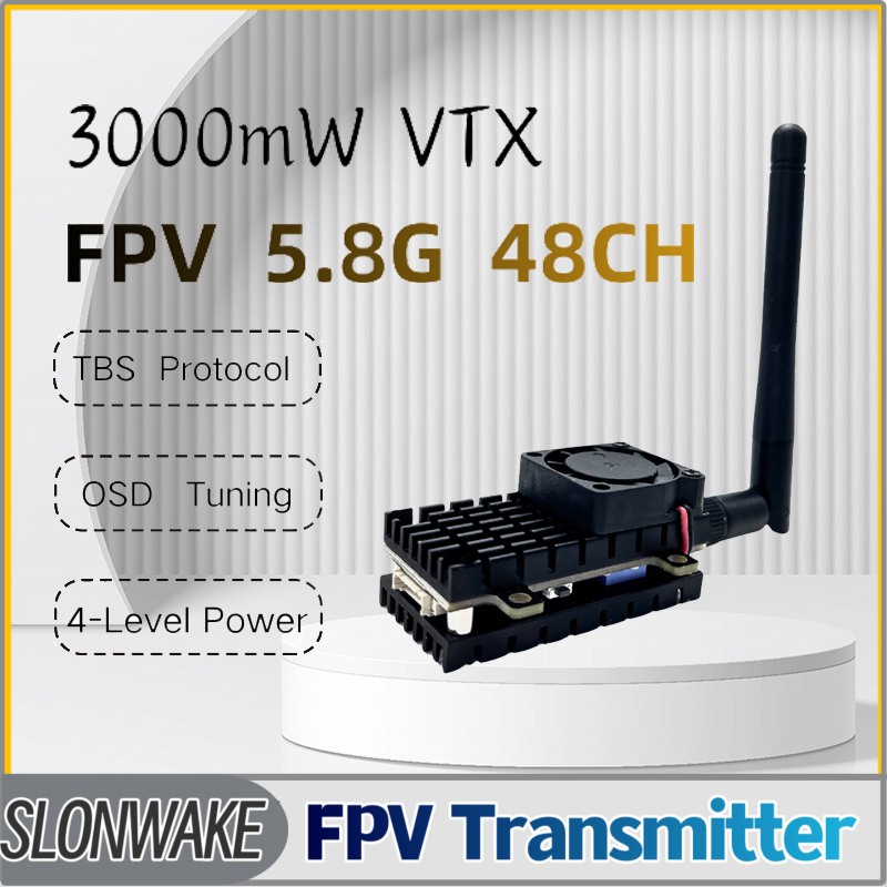 SLONWAKE 5,8G 3000 МВт Модуль  – обзор и цена Drone Rc Transmitter And Receiver