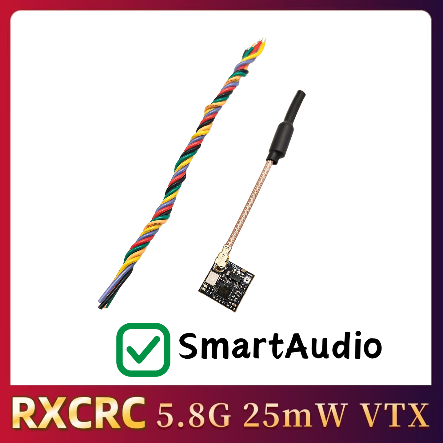RXCRC 5.8GHz 48CH FPV 25mW ана – обзор и цена Drone Rc Transmitter And Receiver