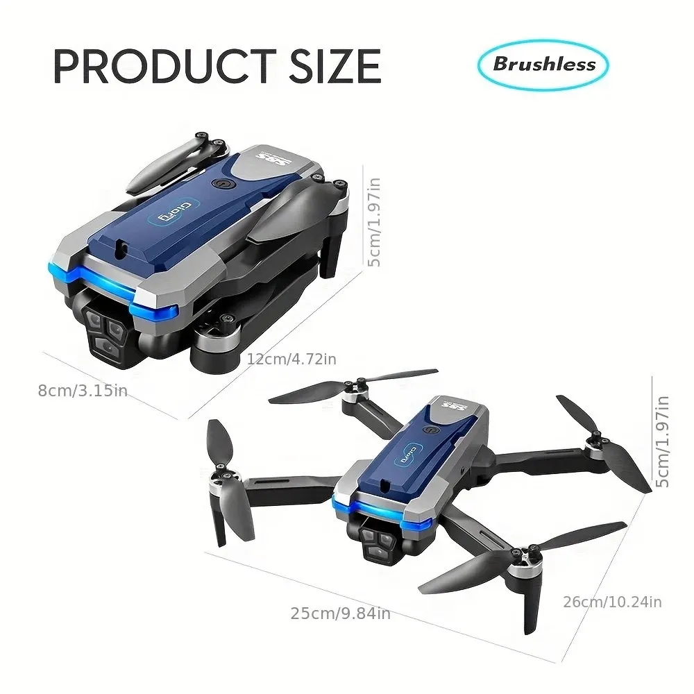 Складной Квадрокоптер S8S, GPS – обзор и цена Drone Rc Foldable